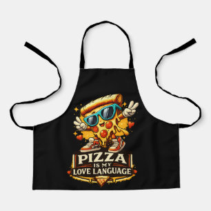 Pizza Is My Love Funny Pizza Lover Gift  Apron