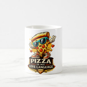 Pizza Is My Love Funny Pizza Lover Gift Coffee Mug