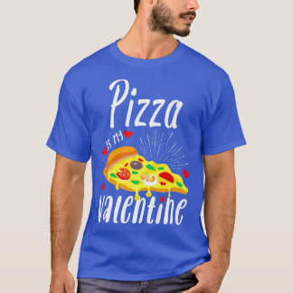 Pizza Is My Valentine Funny Valentines Day Boys Ki T-Shirt