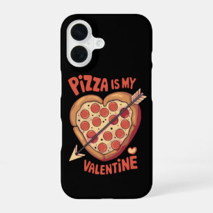 Pizza Is My Valentine's Day Funny iPhone 16 Case
