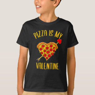 Pizza Is my Valentines Day Funny Matching Love T-Shirt