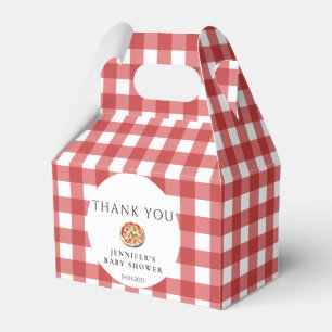 Pizza Italian Casual Baby Shower Favour Bag Box