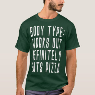 Pizza Italian Italy Funny Yoga Eercise Barre Sport T-Shirt