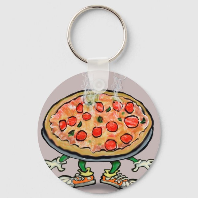 Pizza Key Ring (Front)