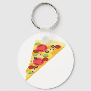 Pizza Key Ring