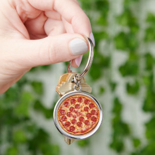 Pizza Key Ring