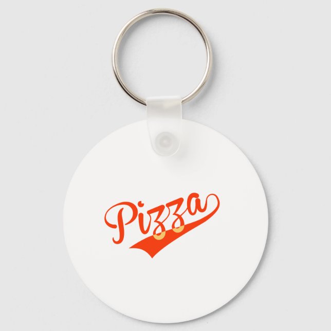 Pizza Key Ring (Front)