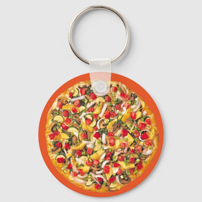 Pizza Key Ring (Front)
