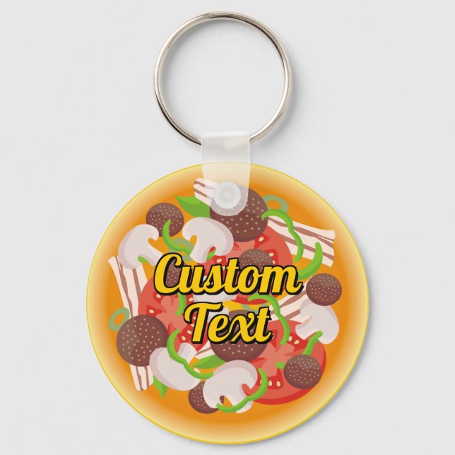 Pizza Keychain (Front)