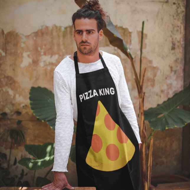 PIZZA KING DAD MENS APRON  (Creator Uploaded)