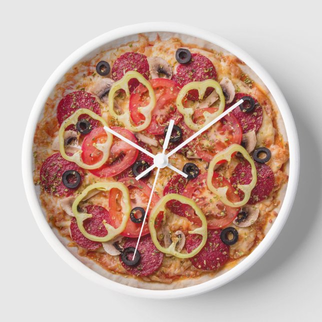 Pizza large clock (Front)