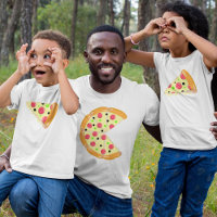 Pizza Less Two Slices Father's Day Men's White