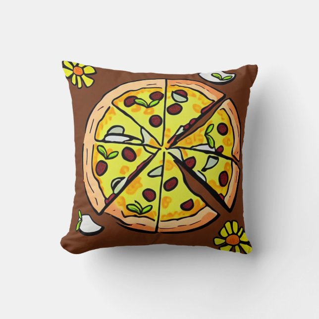 Pizza Love Cushion (Front)