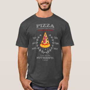 Pizza Lover And Pizza Fitness For Food Pyramid 205 T-Shirt