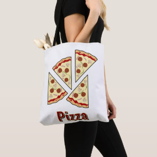 Pizza Lover Design Tote Bag