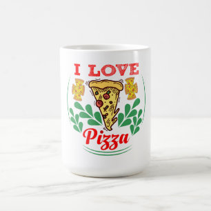 Pizza Lover Fun Design for Food Fanatics Coffee Mug