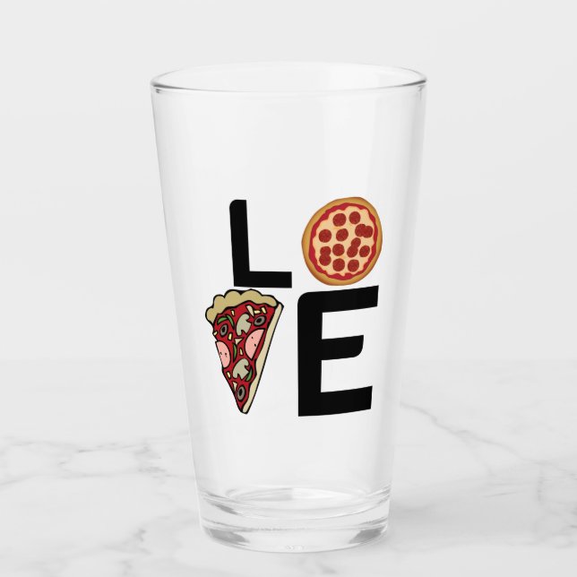 PIZZA LOVER GLASS (Front)
