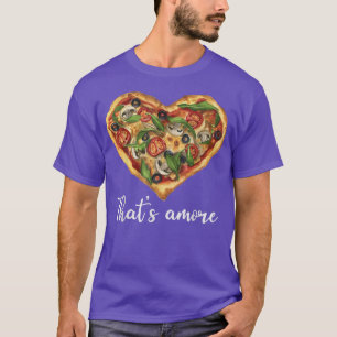 Pizza Lover Heart Shape Amore Travel to Italy T-Shirt