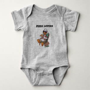 Pizza lovers  baby bodysuit