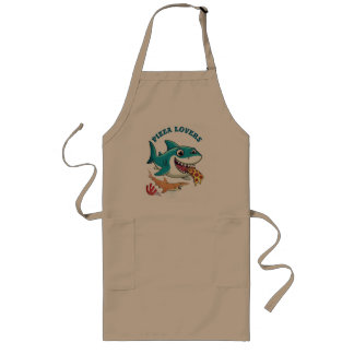 Pizza lovers long apron