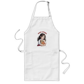 Pizza lovers long apron