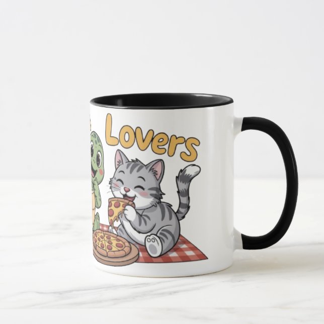 Pizza lovers mug (Right)