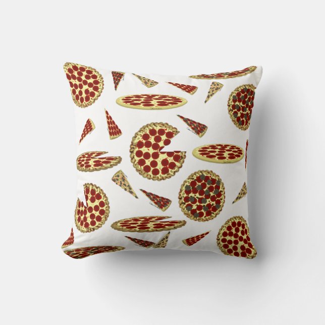 Pizza Lover's Pattern Cushion (Front)