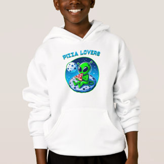Pizza-Loving Alien on the Moon | Fun Cosmic