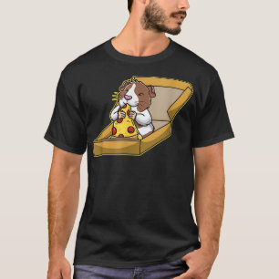 Pizza loving Guinea Pig Cute Rodent Animal T-Shirt