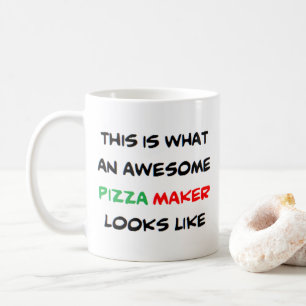 pizza maker, awesome coffee mug