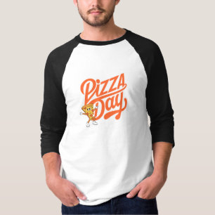 Pizza Man with Pizza Day T-Shirt