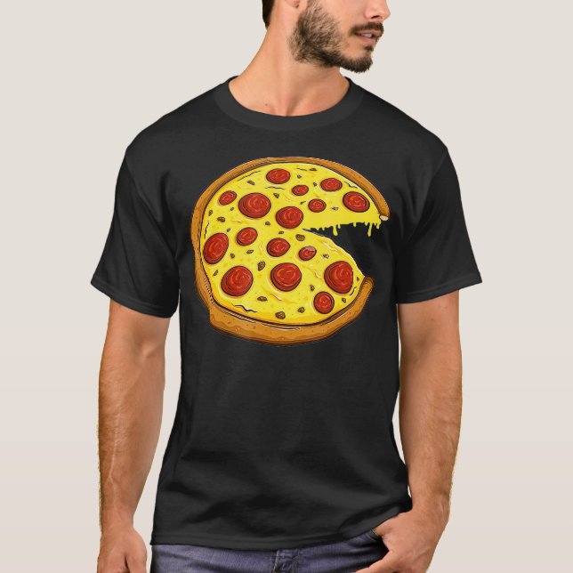 Pizza Matching Couple s For Men Women Valentine's  T-Shirt (Front)
