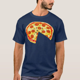 Pizza Missing A Slice Matching Set Couple Family  T-Shirt