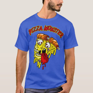 Pizza Monster Funny Pizza Lover Gift T-Shirt