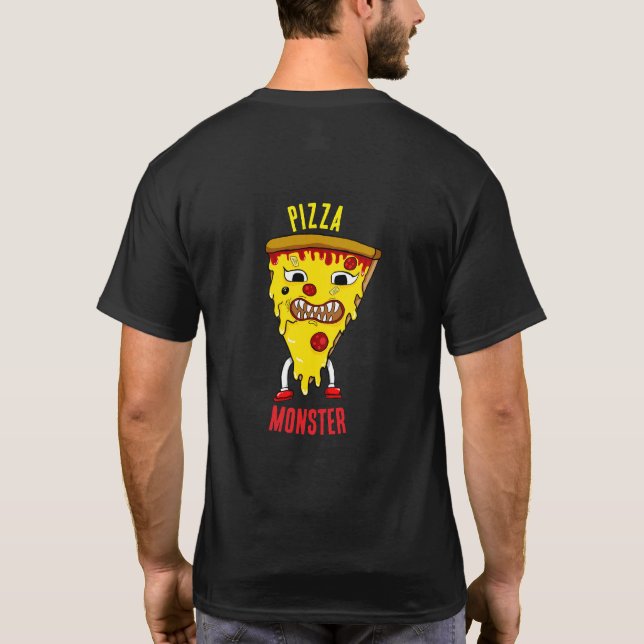 Pizza Monster T-Shirt (Back)