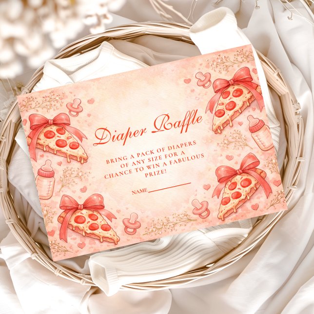 Pizza Night Diapper Raffle Enclosure Card (Creator Uploaded)