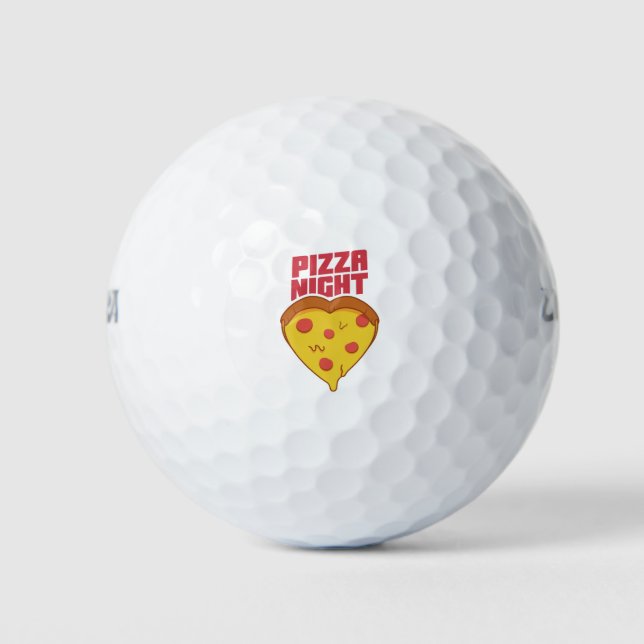 Pizza Night   Golf Balls (Front)