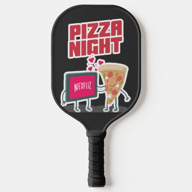 Pizza Night   Pickleball Paddle (Front)