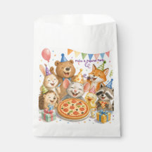 Pizza & Pajama Party Cute Animal 