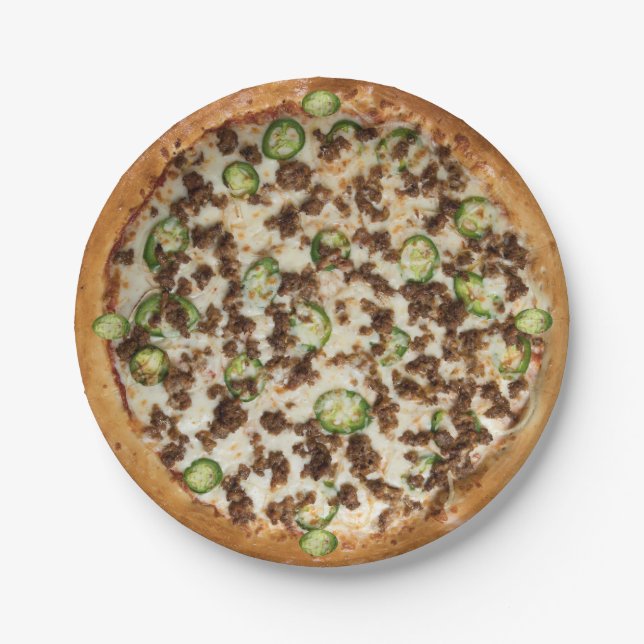 Pizza Paper Plate (Front)