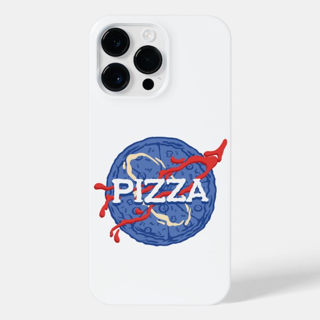 PIZZA PARODY PATTERN iPhone CASE (Back)