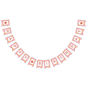 Pizza Party Any Age Birthday Bunting