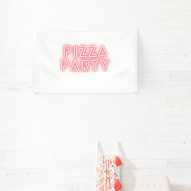Pizza Party Banner (Insitu)