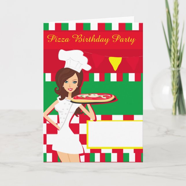 Pizza Party Card (Front)