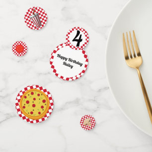 Pizza Party Confetti Table Decor