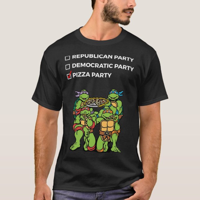 PIZZA PARTY funny T-Shirt (Front)