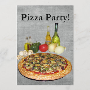 Pizza Party Invitation