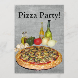 Pizza Party Invitation
