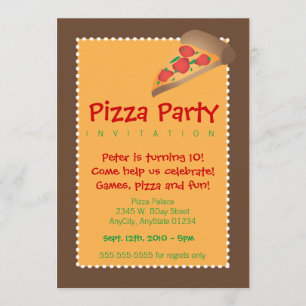 Pizza Party Invitation