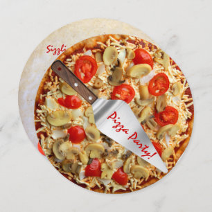 pizza party invitation